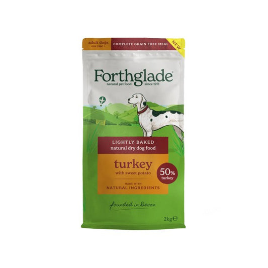 Forthglade Lightly Baked Grain Free Turkey Dry 2kg or 6kg