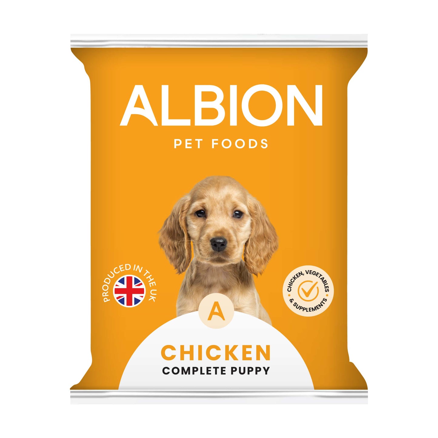 Albion Raw - Complete Puppy 12x454g or Singles 1x 424g