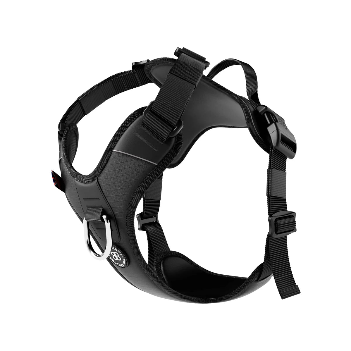 Bully Billows Anti Pull Hurricane Harness - With Handle - Black