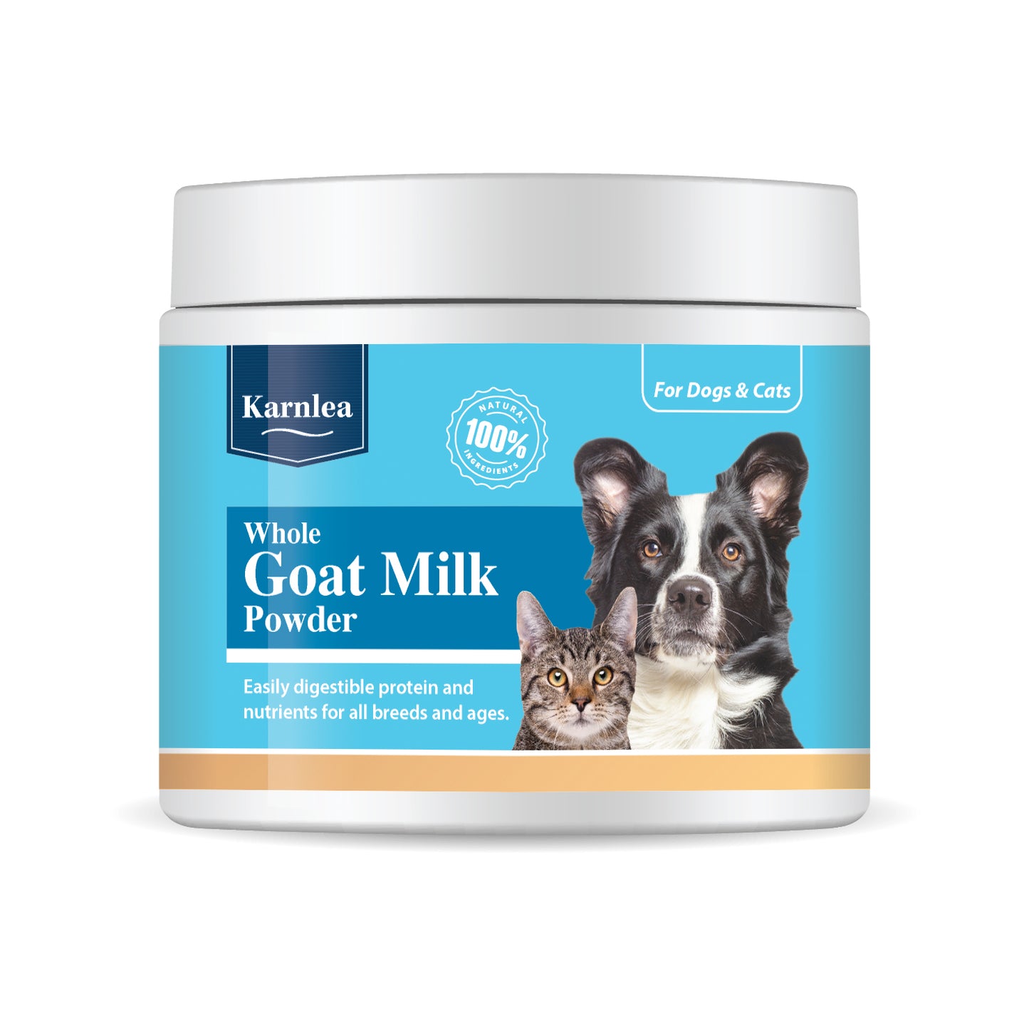 Karnlea - Whole Goat Milk Powder for Dogs & Cats 200g