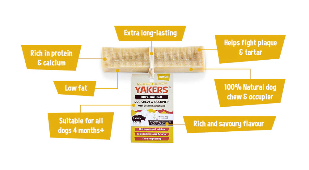 Yakers - Peanut Butter & Banana Chew
