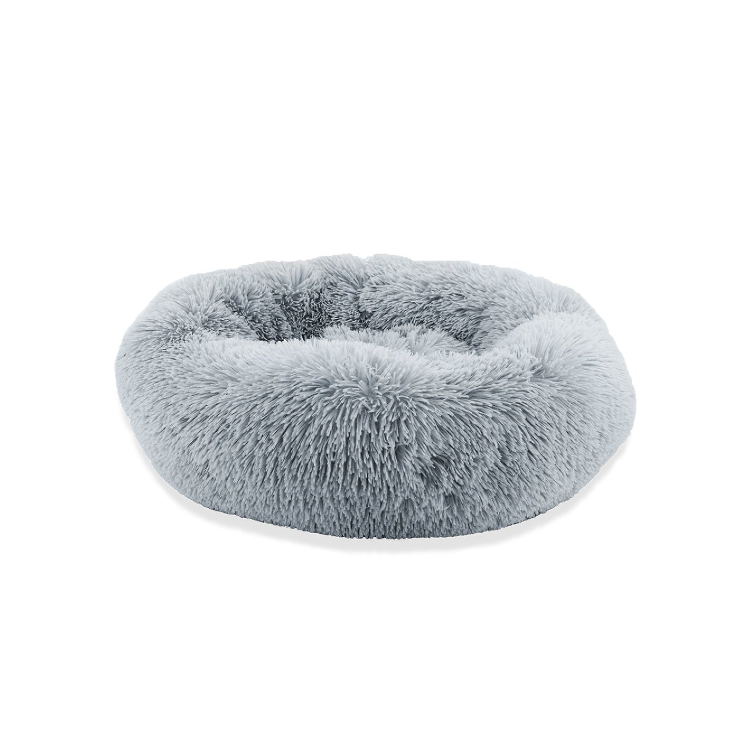 Ancol Sleepy Paws Super Soft Plush Donut Bed Slate Grey 50cm