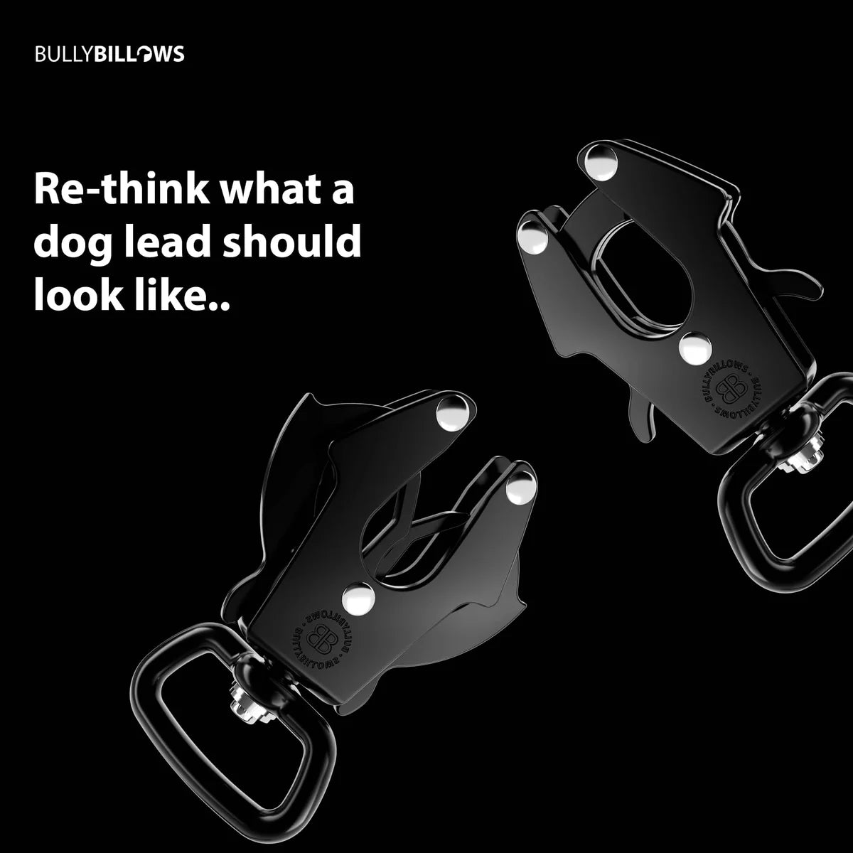 Bully Billows 1.2m Mini Combat® Lead - Black