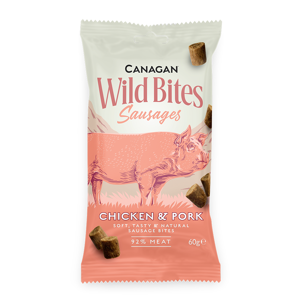 Wild Bites Sausages Canagan Dog Treats 60g