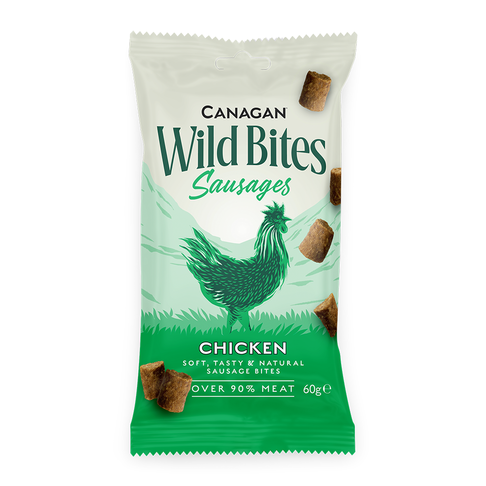 Wild Bites Sausages Canagan Dog Treats 60g
