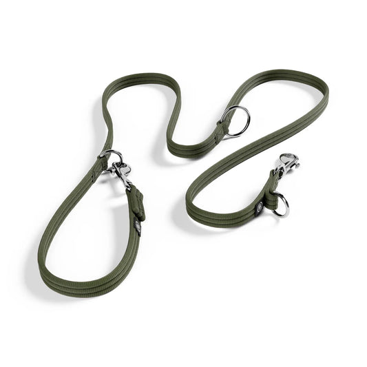 Bully Billows Training Double Ended Dog Lead | 2m Length - Khaki