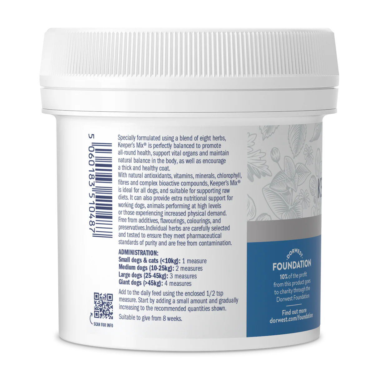 Dorwest Keepers Mix Powder 250g