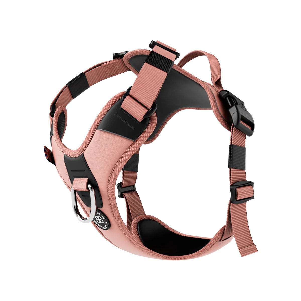 Bully Billows Anti Pull Hurricane Harness - With Handle - Pink