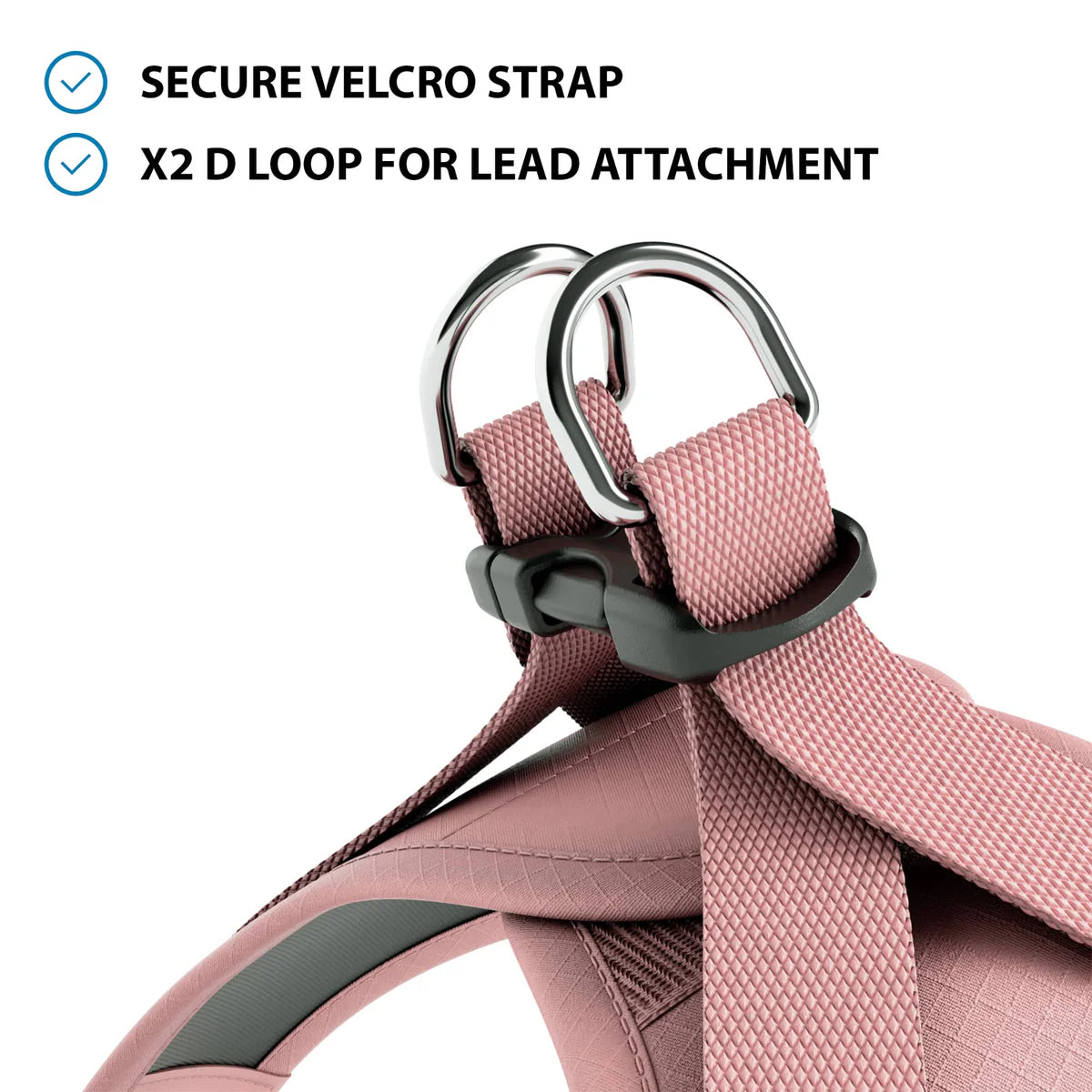 Bully Billows Step in Harness | Series 2 - Lightweight Pink