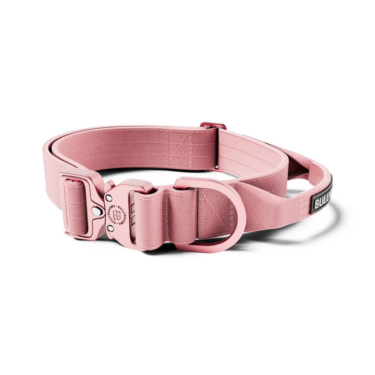 Bully Billows 4cm LIGHTER Combat® Collar | With Handle Rated Clip - Pink x Pink Small