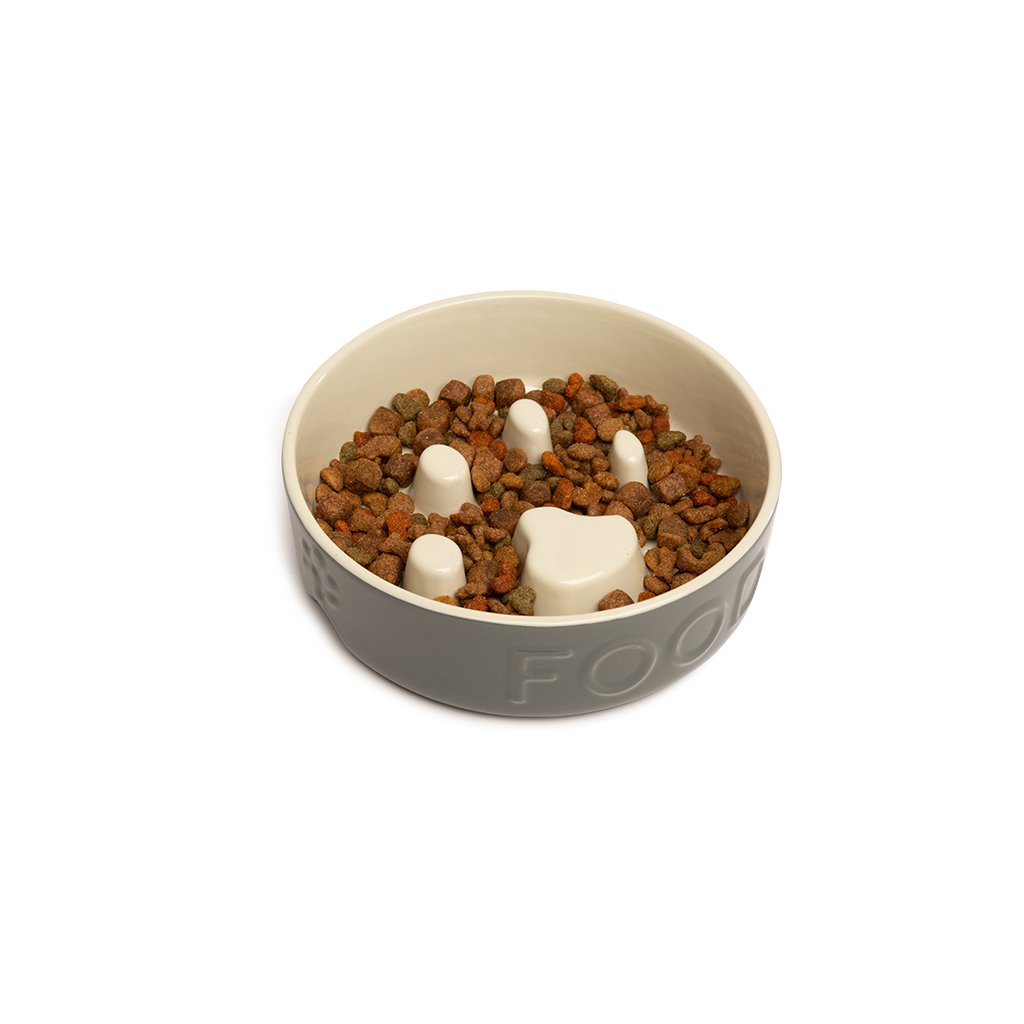 Scruffs Classic Slow Feeder Grey Bowl 16cm