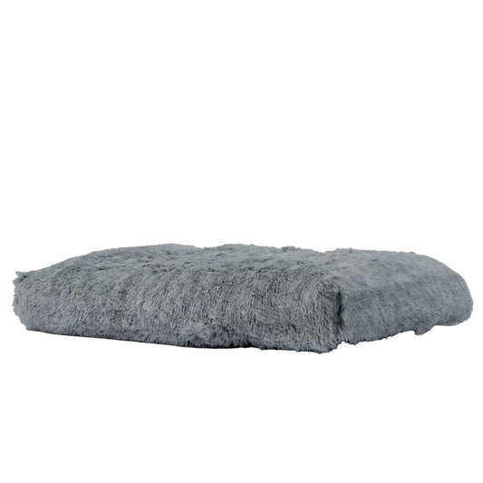 Ancol Sleepy Paws Super Soft Plush Mattress Slate Grey 100cm x 70cm