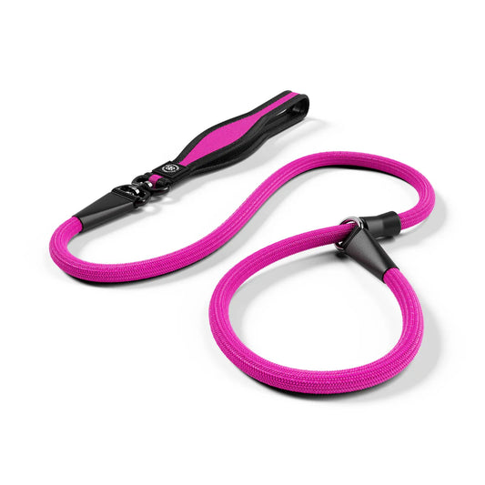 Bully Billows Slip Training Lead | Anti Pull & No Choking - Magenta