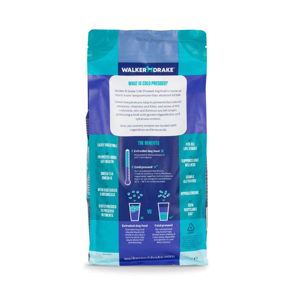 Walker & Drake - 2kg/10kg Cold Pressed Dog Food